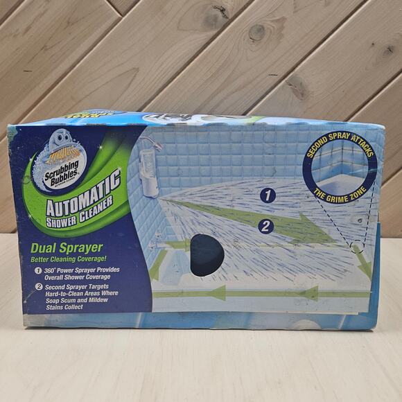 NIB Scrubbing Bubbles Automatic Shower Cleaner 32oz Solution Dual Sprayer - Picture 5 of 6
